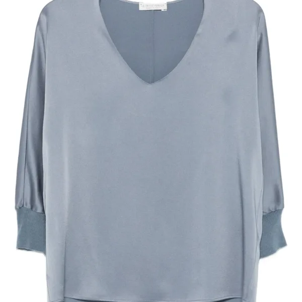 Le Tricot Perugia v-neck blouse