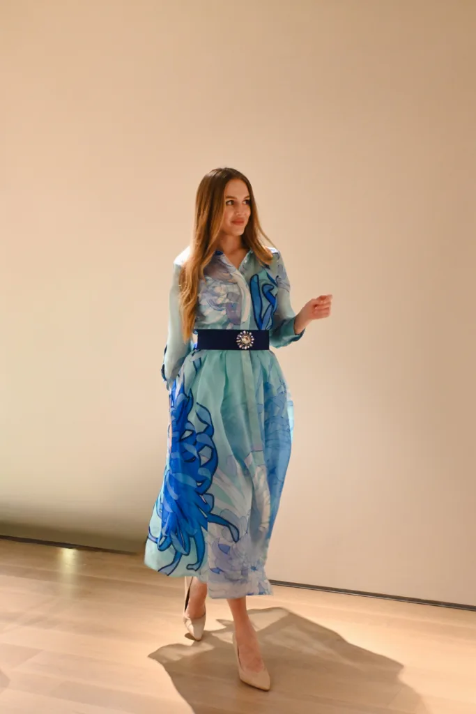 Sara Roka Midi Dress Maria Edna - Organza