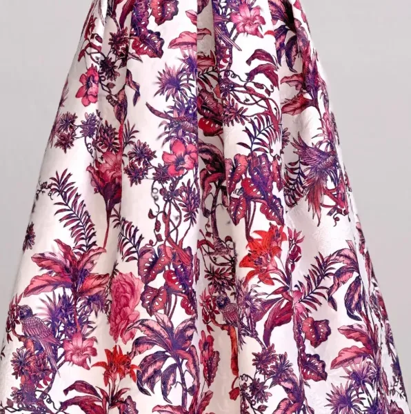 Lunatica Milano Java Violet Midi Skirt