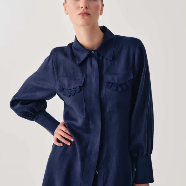 BeatriceB SHIRT DRESS WITH TRIMMING