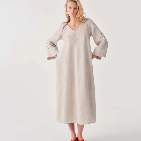 BeatriceB LONG LINEN DRESS