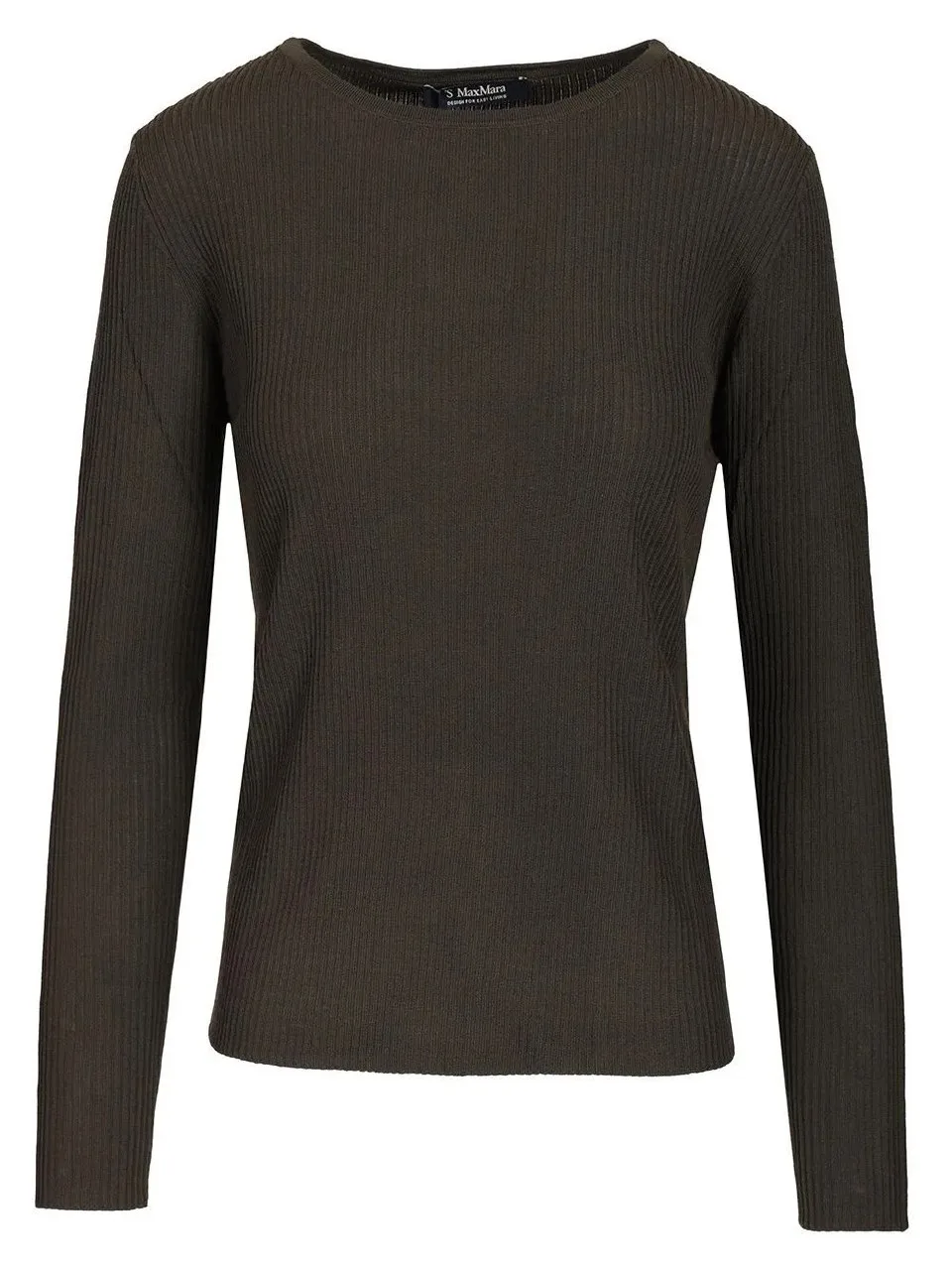 Max Mara Disegno Ribbed Crewneck Jumper