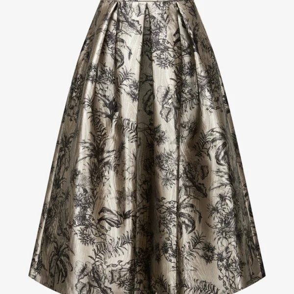 Lunatica Milano Luna Moire Parot Skirt